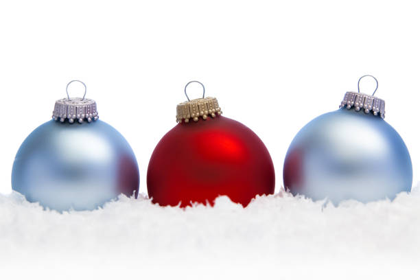 istock Christmas baubles in a row 157502322