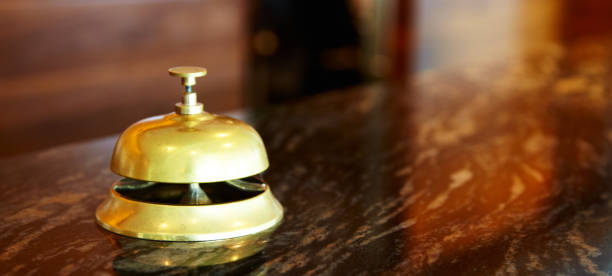 istock Close-up of a hotel bell 157502869