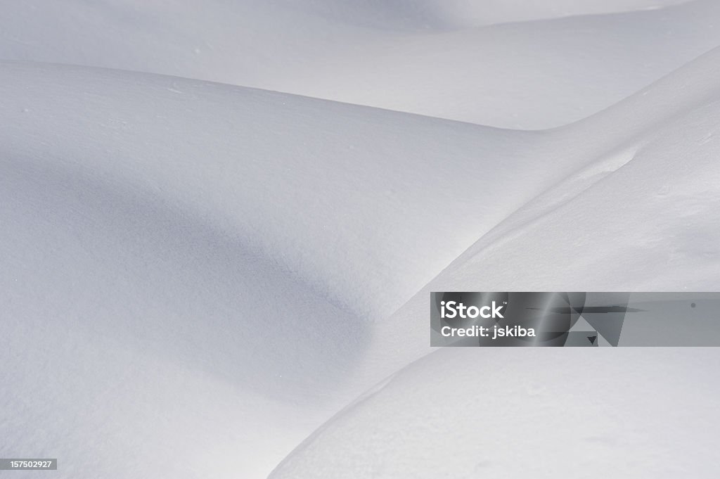 Sfondo paesaggio di neve farinosa - Foto stock royalty-free di Neve