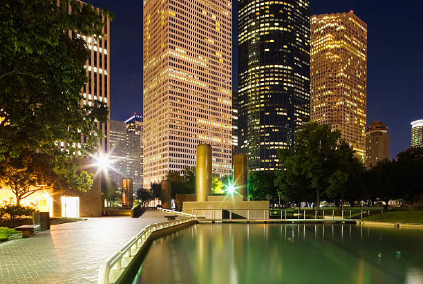 istock Houston nighttime cityscape 157502958