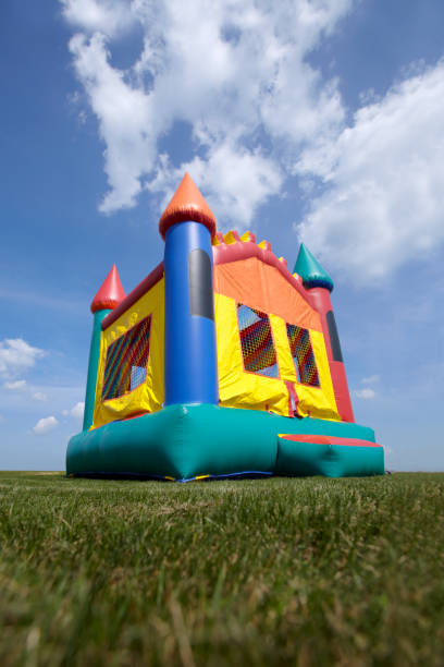 istock Children's Bouncy Castle Inflatable Playground 157502975