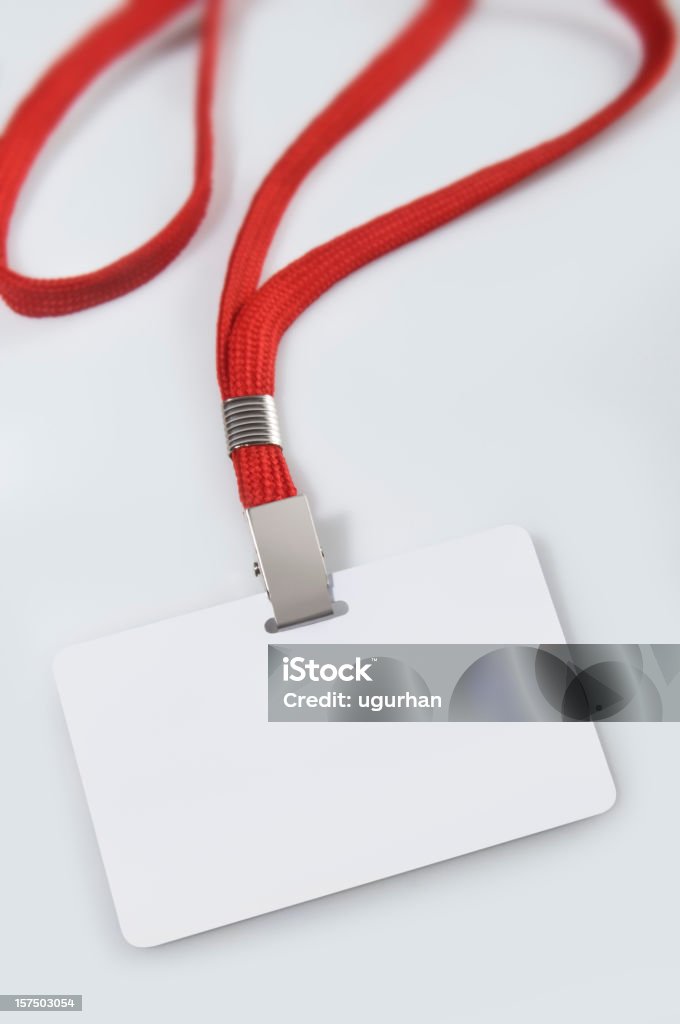 Tarjeta de nombre - Foto de stock de Insignia - Accesorio personal libre de derechos