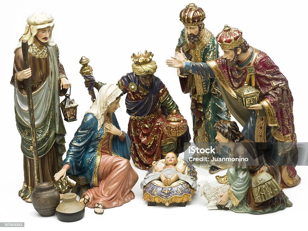 Nativity Scene  Bethlehem - West Bank Stock Photo