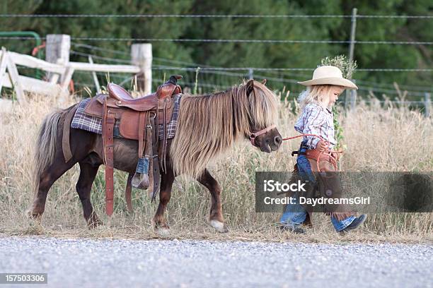 Criança E Cavalo - Fotografias de stock e mais imagens de Cavalo - Família do Cavalo - Cavalo - Família do Cavalo, Criança, Pónei