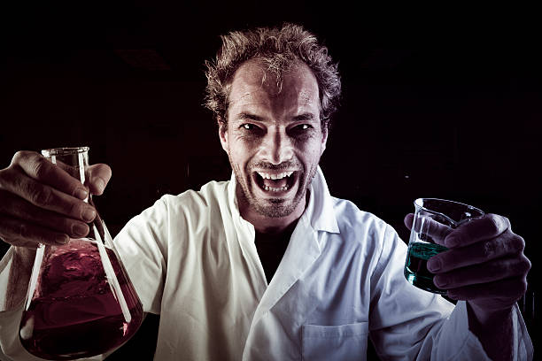 Mad Scientist stock photo