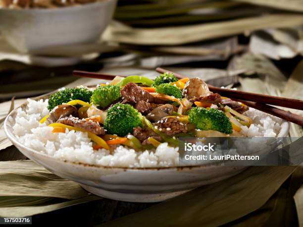 Platos Originarios De Sichuan Carne De Res Con Arroz Foto de stock y más banco de imágenes de Carne de vaca