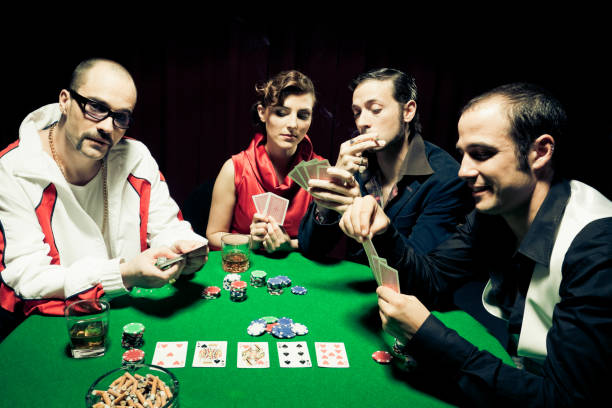 gamblers poker jogo - gamblers imagens e fotografias de stock