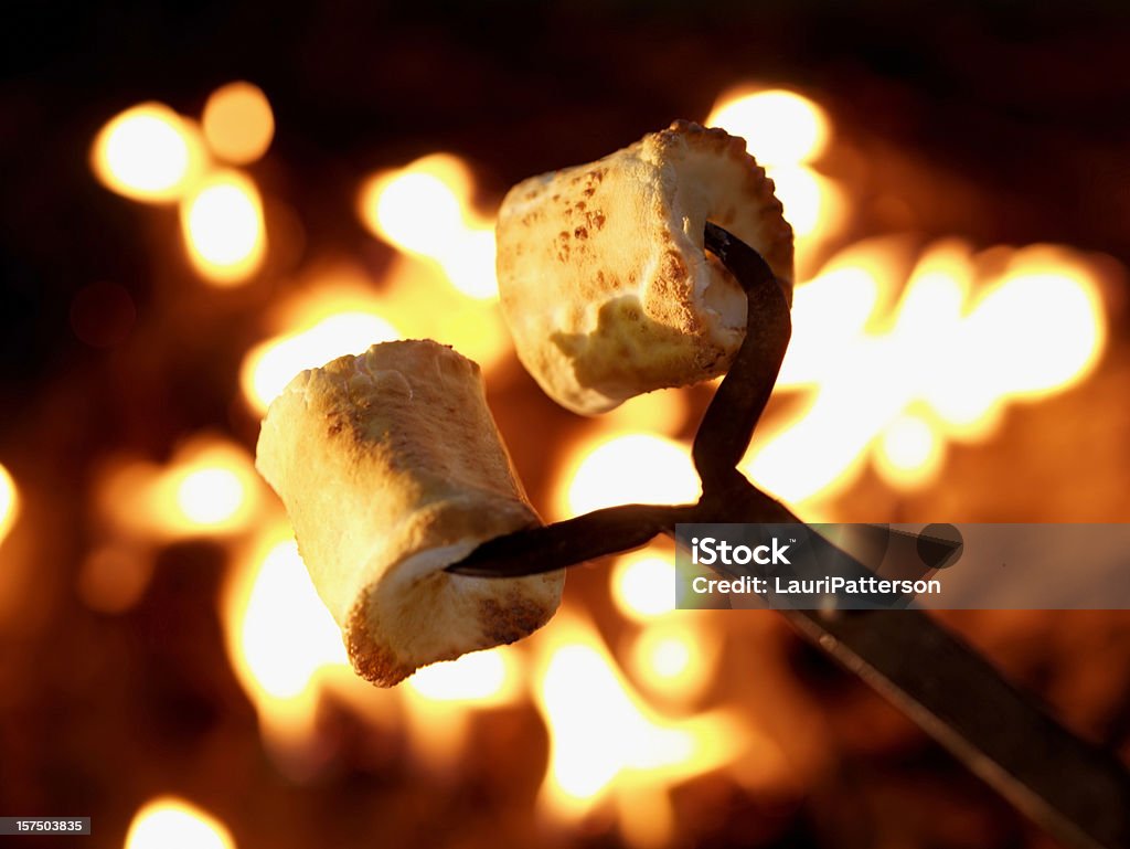 Marshmallows at a Campfire  Marshmallow Stock Photo