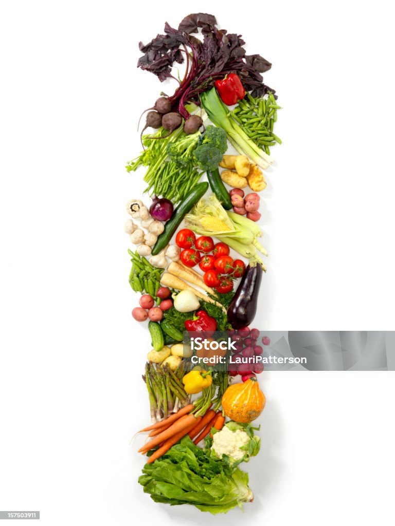 Verdure biologiche - Foto stock royalty-free di In fila