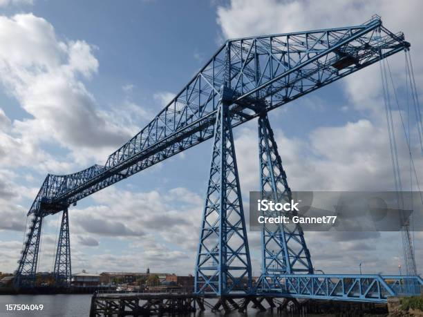 Transportador Puente Teesside Foto de stock y más banco de imágenes de Aire libre - Aire libre, Cleveland - Noreste de Inglaterra, Color - Tipo de imagen