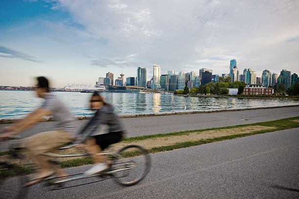 istock People Cycling in Vancouver 157504455