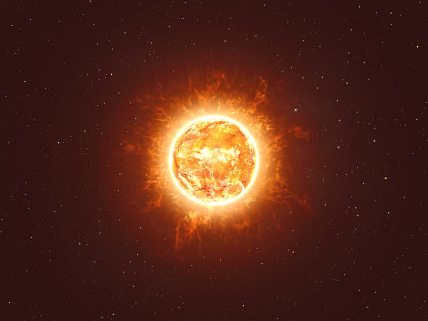 istock Hot Fiery Sun with Stars HiRes 157504621