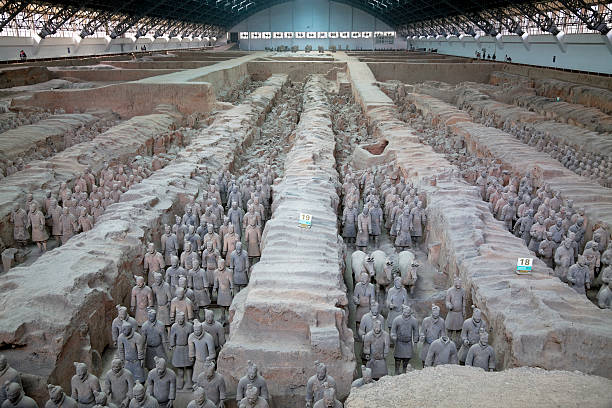 Terracotta Army  qin dynasty stock pictures, royalty-free photos & images