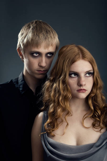 istock Teenage Goth Vampires 157504847