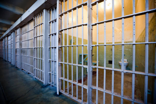 istock Row of Prison Cells 157504899