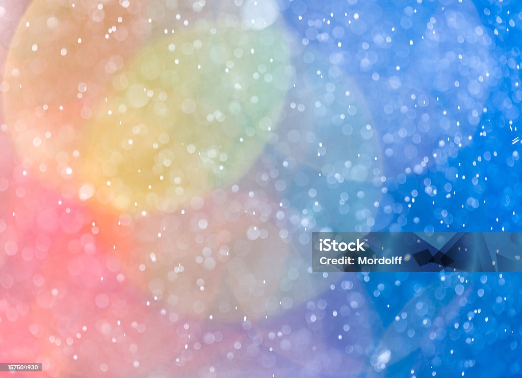 Abstrato luzes defocused uma tempestade de neve e - Foto de stock de Poeira royalty-free