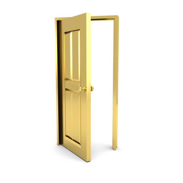 istock Open Golden Door 157505119