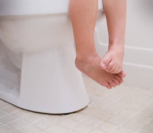 istock Little Feet on the Potty 157505187