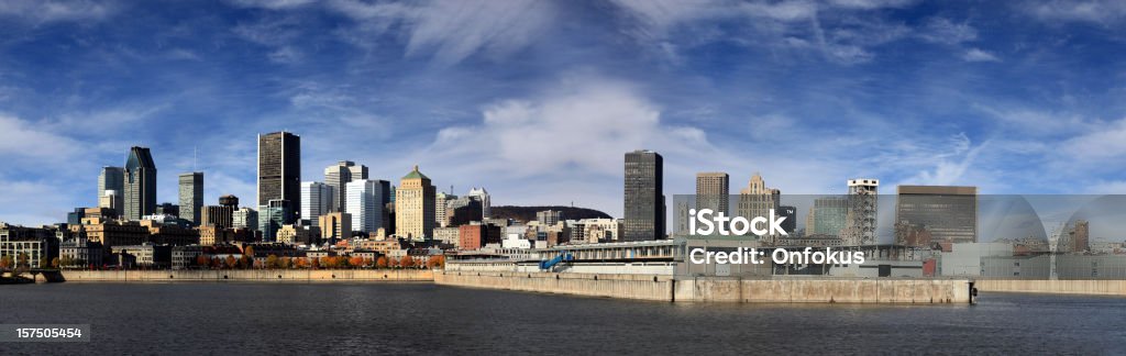 Imagem panorâmica de vista da cidade de Montreal - Royalty-free Montreal Foto de stock