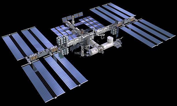 ISS International Space Station stock photo