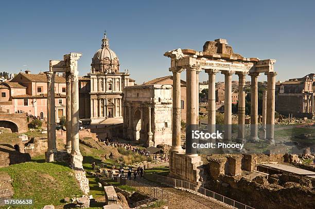 Forum Stock Photo - Download Image Now - Roman Forum, Augustus Caesar, Rome - Italy
