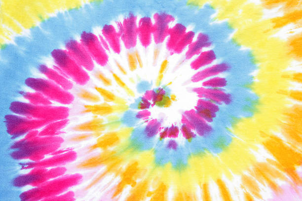 teñido multicolor agitar - tie dye fotografías e imágenes de stock