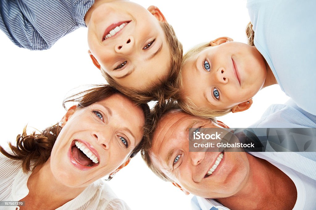 Feliz família diversão ao ar livre - Royalty-free 30-39 Anos Foto de stock