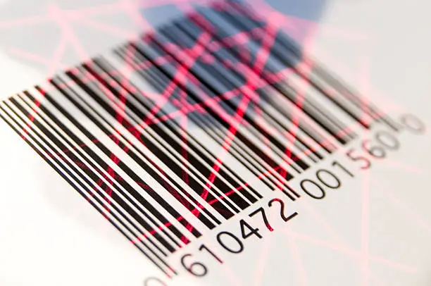 Photo of scanning a bar code