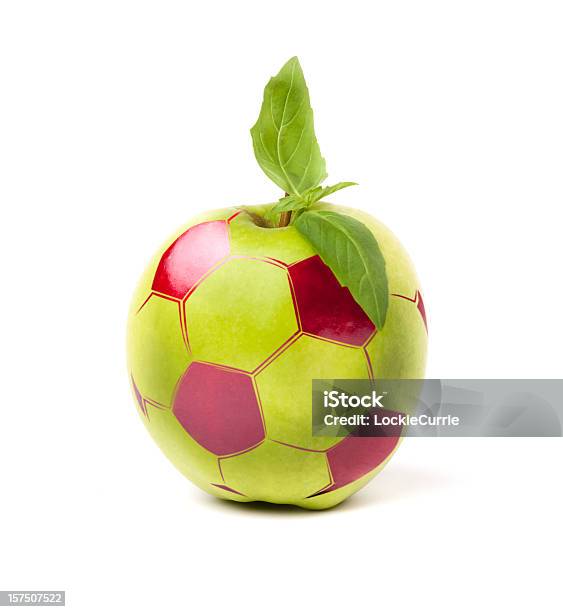 Apple - Fotografie stock e altre immagini di Calcio - Sport - Calcio - Sport, Frutta, Mela