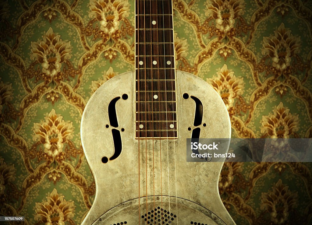 Resonator Guitar Blues Music Stock Photo