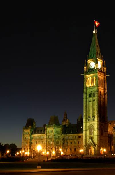 istock ottawa parliament at night 157507632