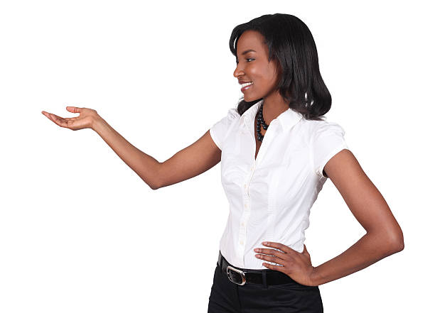 istock Business woman presenting 157507974