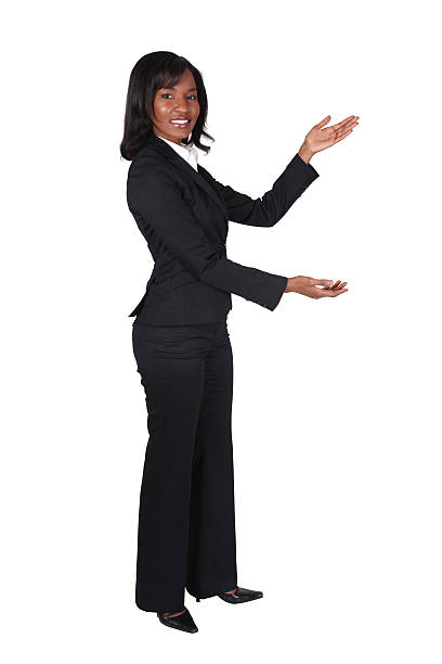istock Businesswoman presenting 157508093