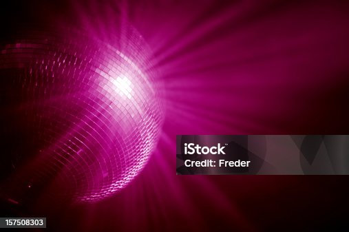 Sparkling Pink Disco Ball Isolated Stock Illustration - Download Image Now  - Disco Ball, Pink Color, Glitter - iStock