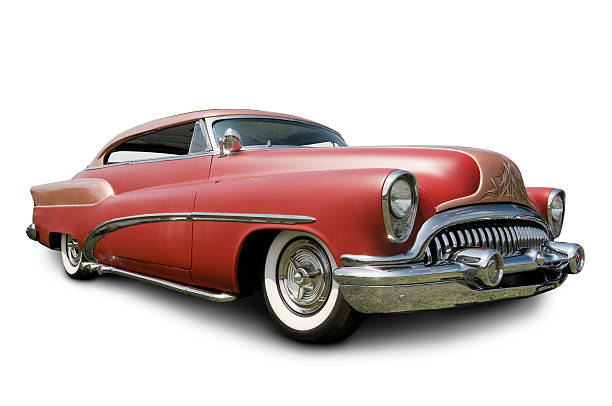 a principios de la década de 1950 automóvil buick - hood ornament fotografías e imágenes de stock