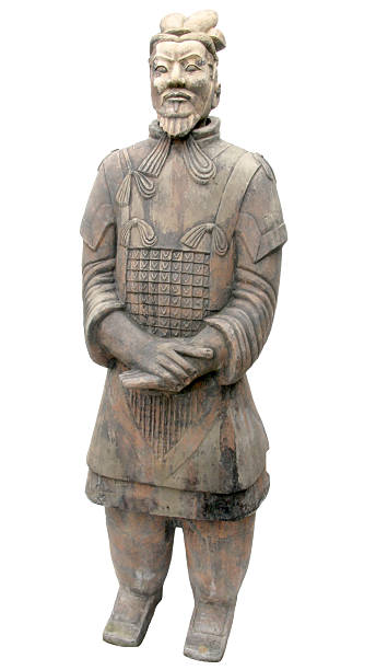 Terracotta Warrior. The terracotta army of Qin Shi Huang, the first emperor of China, dates from 210 B.C. The site of its discovery is a Unesco world heritage site. terracotta soldiers stock pictures, royalty-free photos & images