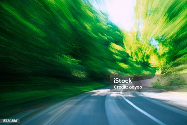 Velocità - Fotografie stock e altre immagini di Albero - Albero, Ambientazione esterna, Colore brillante