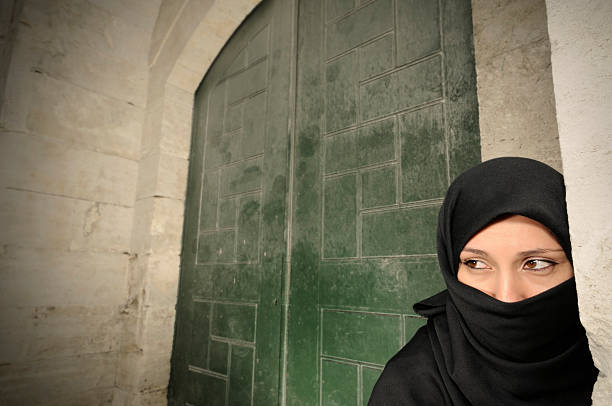 istock Muslim Woman at Mosque 157508587
