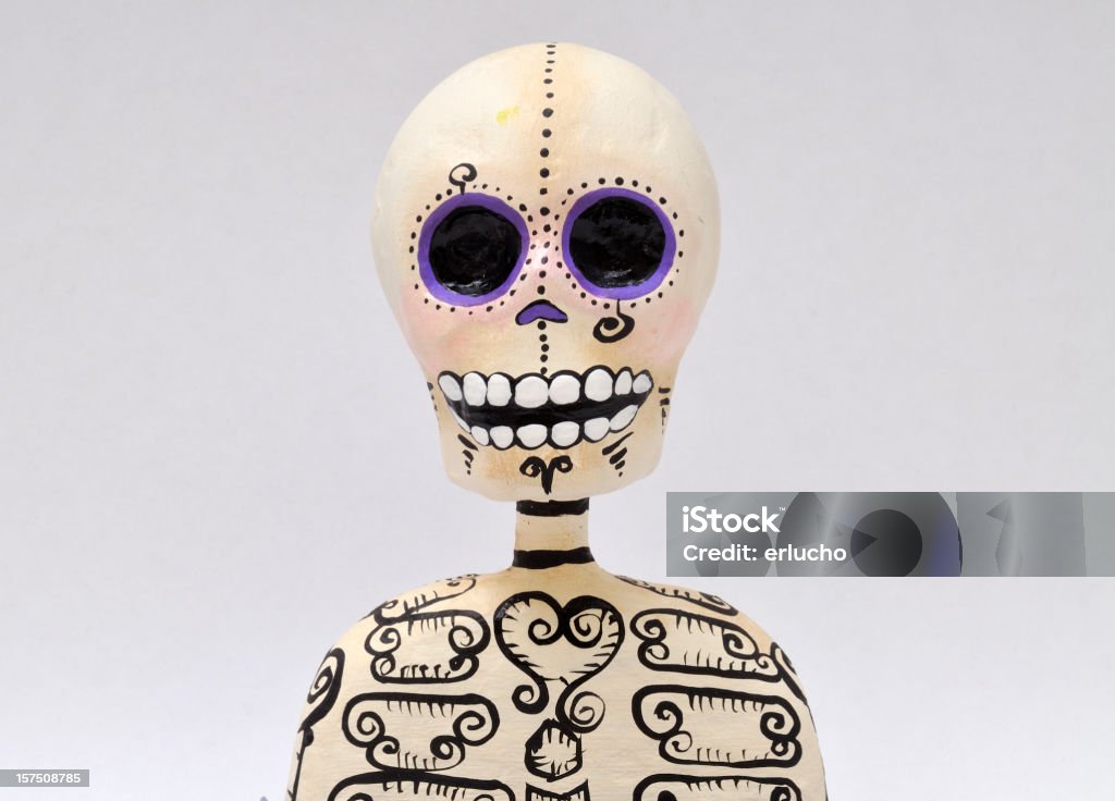 Day of the Dead Skull  Central America Stock Photo