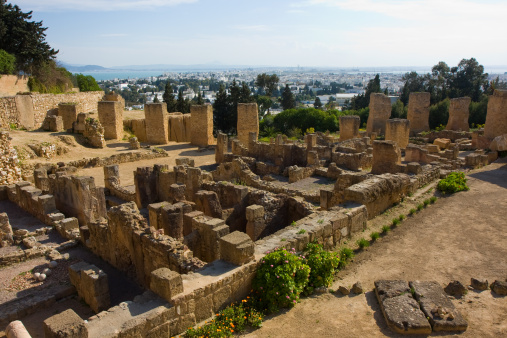 Ancient Jerash. Ruins of the Greco-Roman city of Gera at Jordan