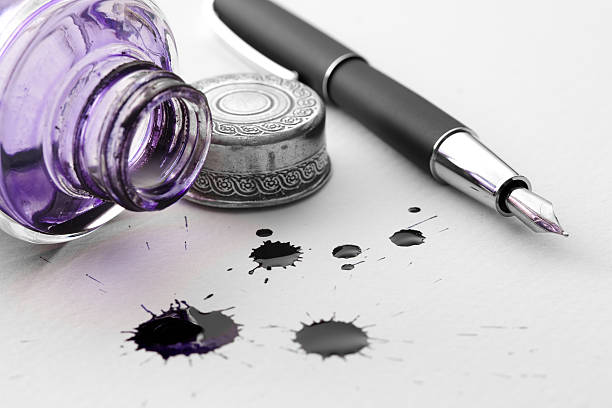 Empty inkwell and pen  ink well stock pictures, royalty-free photos & images