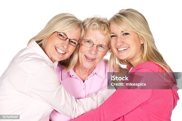 Trzy Pokolenia Blonde Matka Córka I Wnuczka - zdjęcia stockowe i więcej obrazów Białe tło - Białe tło, Córka, Matka