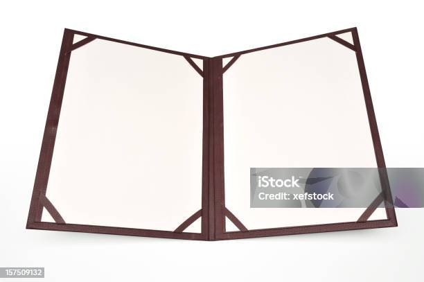 Choose Your Food Stock Photo - Download Image Now - Menu, Leather, Attached