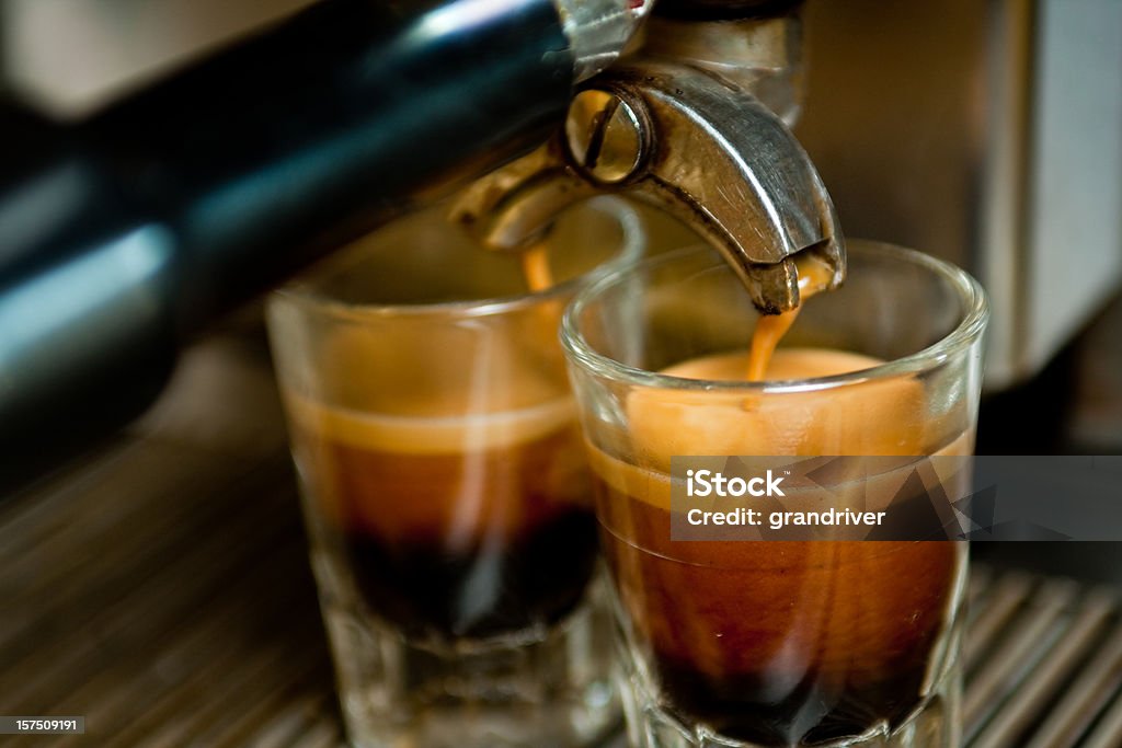 Double Espresso Shot Stock Photo - Download Image Now - Espresso, Shot Glass,  Symmetry - iStock