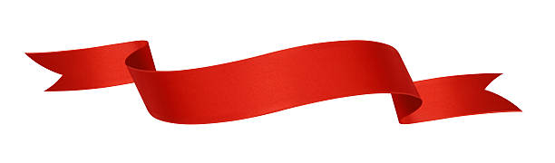 red ribbon red ribbon with clipping path ribbon sewing item photos stock pictures, royalty-free photos & images
