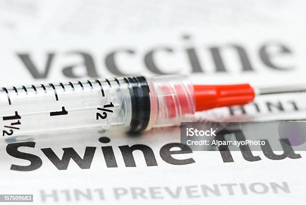 Photo libre de droit de Grippe H1n1 Plan La Vaccination Titres Iv banque d'images et plus d'images libres de droit de Blanc