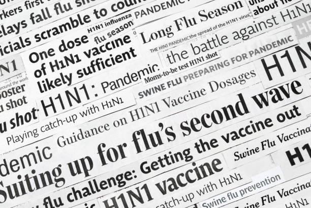 istock H1N1 flu headlines (pandemic and vaccine) - I 157509684