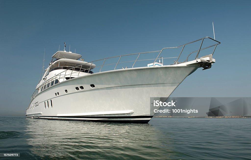 Motorboat  Front View Stock Photo