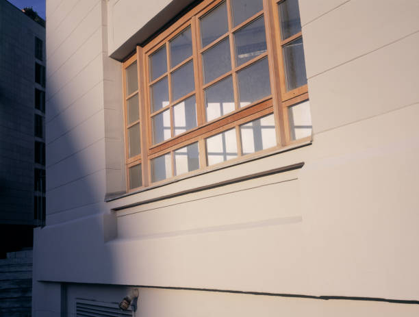 istock Window of renovated office building. 157509886
