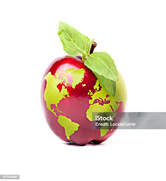 Healthy Eating Stock Photo - Download Image Now - Apple - Fruit, World Map, Food
